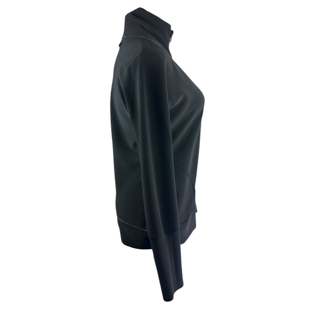 Norma Kamali Reversible Jacket Camo Pockets Full Zip Mock Neck Women's Large - Picture 15 of 16
